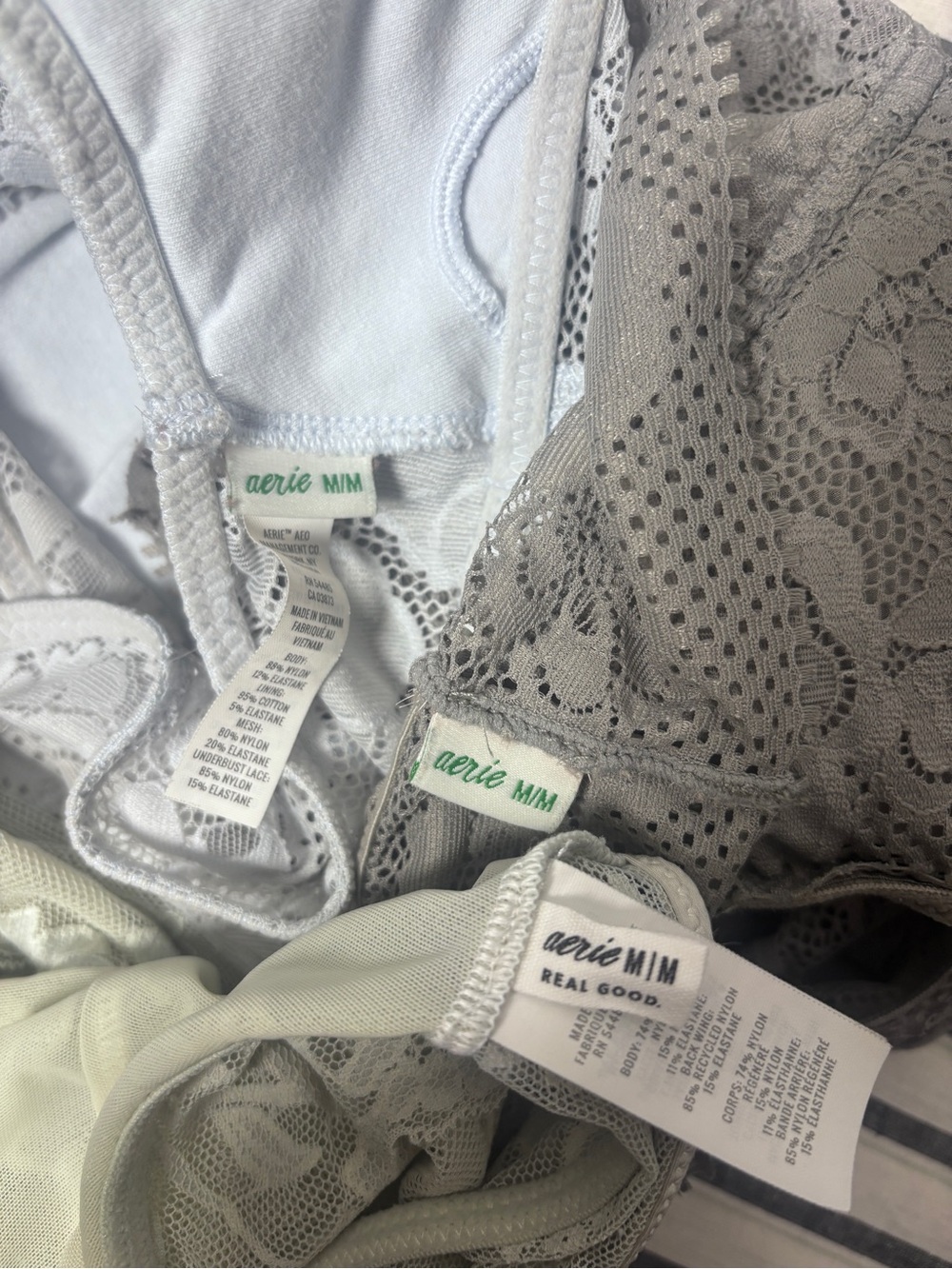 Aeries Laces Bralette Women's Size M Lot Of 3 - Picture 11 of 11